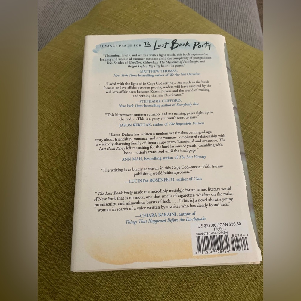'The Last Book Party' Novel by Karen Dukess - Picture 2 of 2